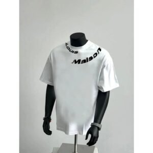 White Neck Oversized Tshirt